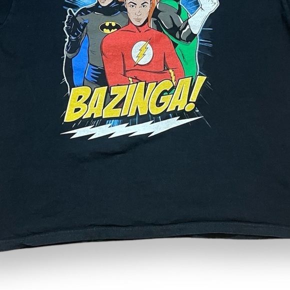 The Big Bang Theory t-shirt with DC Comic Super Heroes men’s graphic tee - Picture 2 of 6